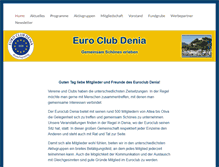 Tablet Screenshot of euroclub-denia.com